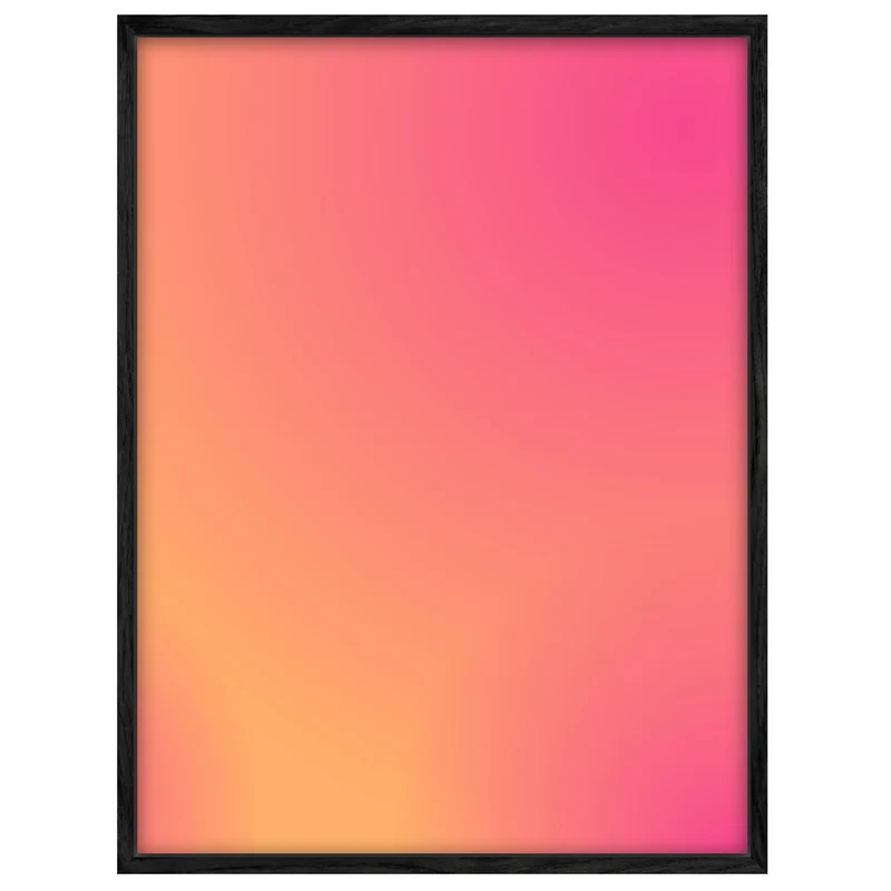Aura rosa-orange Vol. III Leinwand