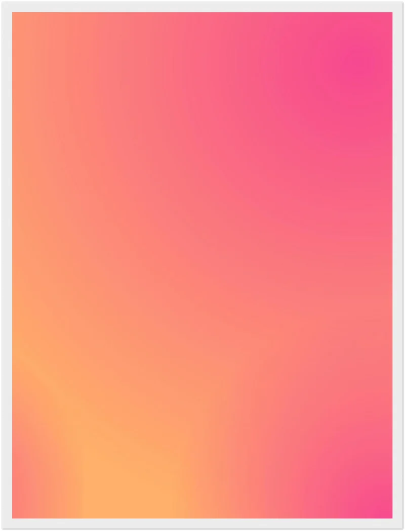 Aura rosa-orange Vol. III Poster