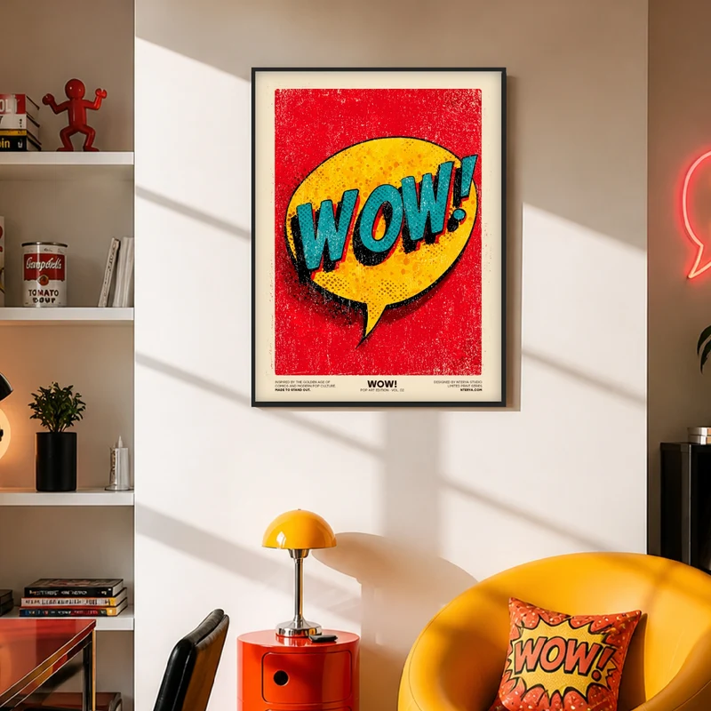 Ausdruck des Staunens Poster