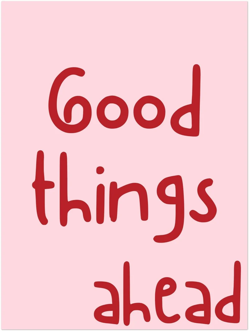Positive Zukunft Leinwandbild
