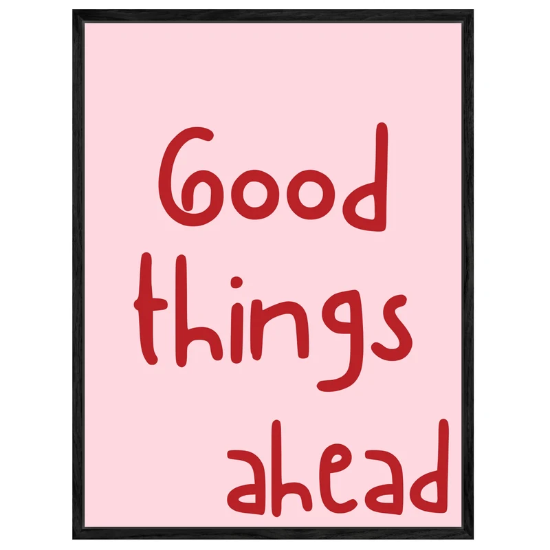 Positive Zukunft Leinwandbild