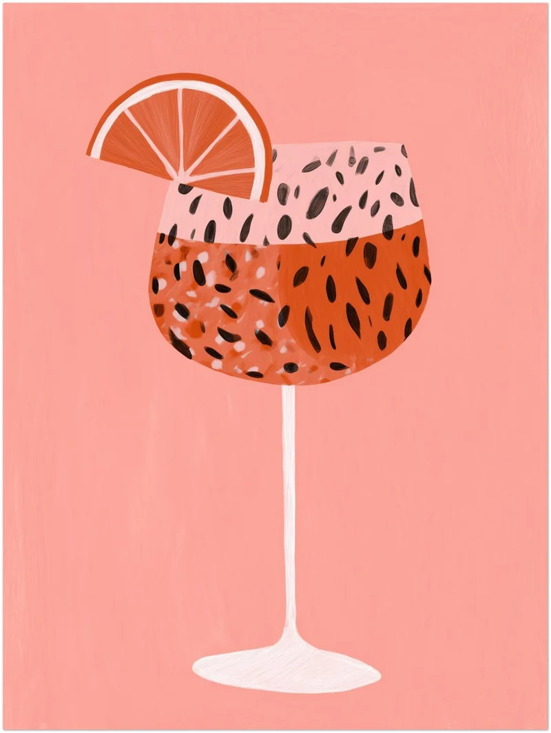 Cocktail mit Grapefruit Leinwandbild