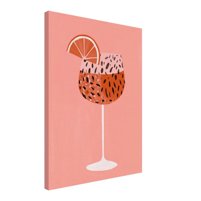 Cocktail mit Grapefruit Leinwandbild