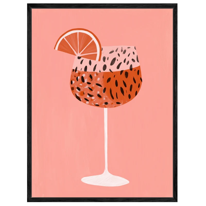 Cocktail mit Grapefruit Leinwandbild