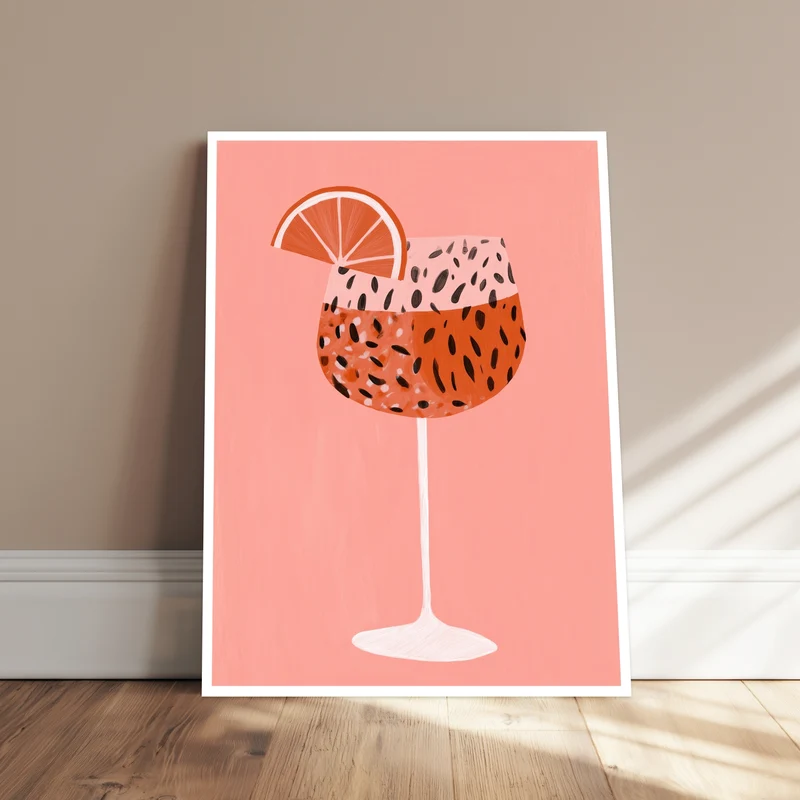 Cocktail mit Grapefruit Poster