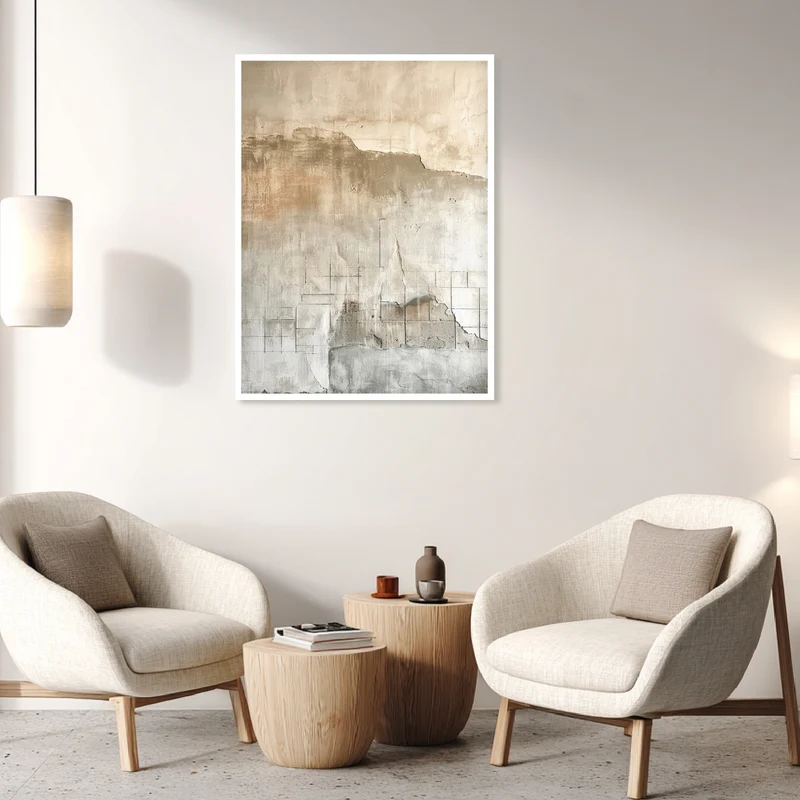 Verwitterte Wandtextur Poster