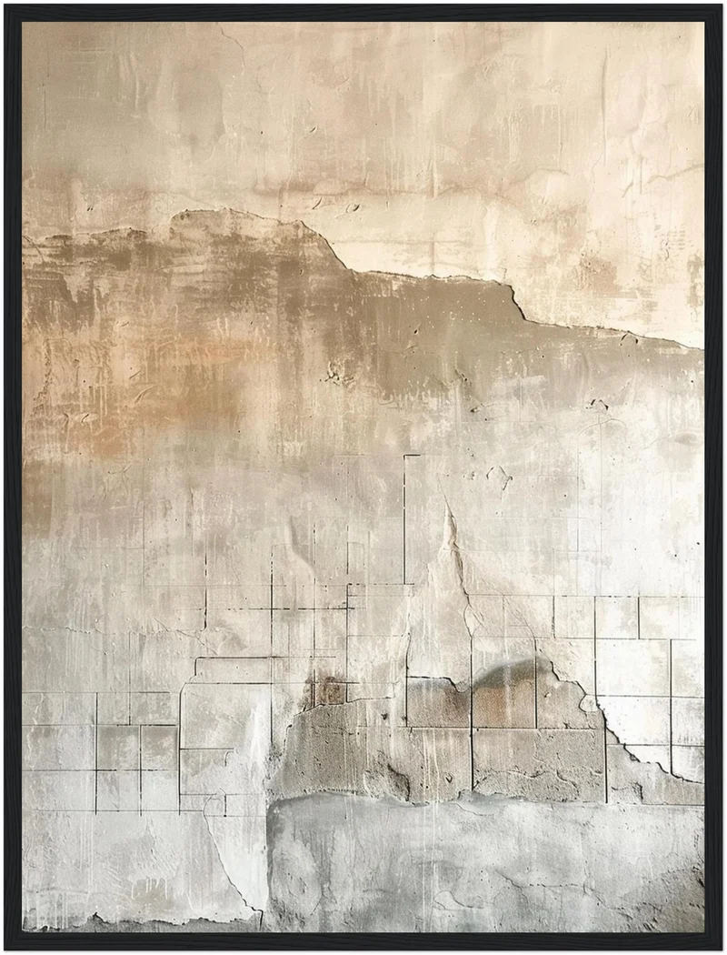 Verwitterte Wandtextur Poster