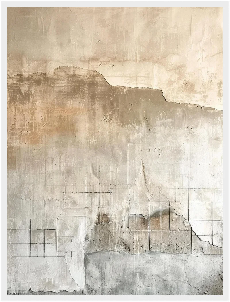 Verwitterte Wandtextur Poster