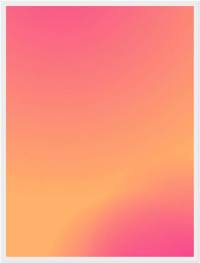 Aura rosa-orange Vol. I Poster