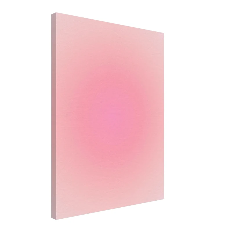 Aura Sonnenstrahlen-rosa Leinwand