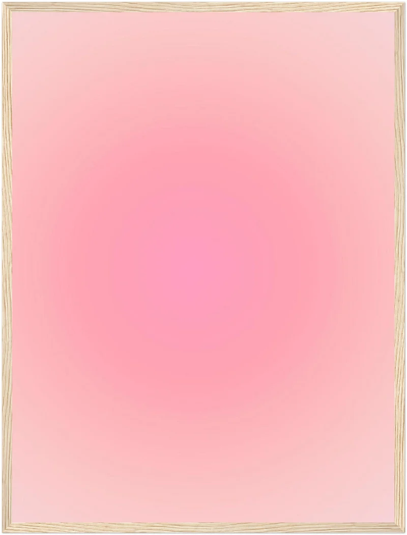 Aura Sonnenstrahlen-rosa Poster