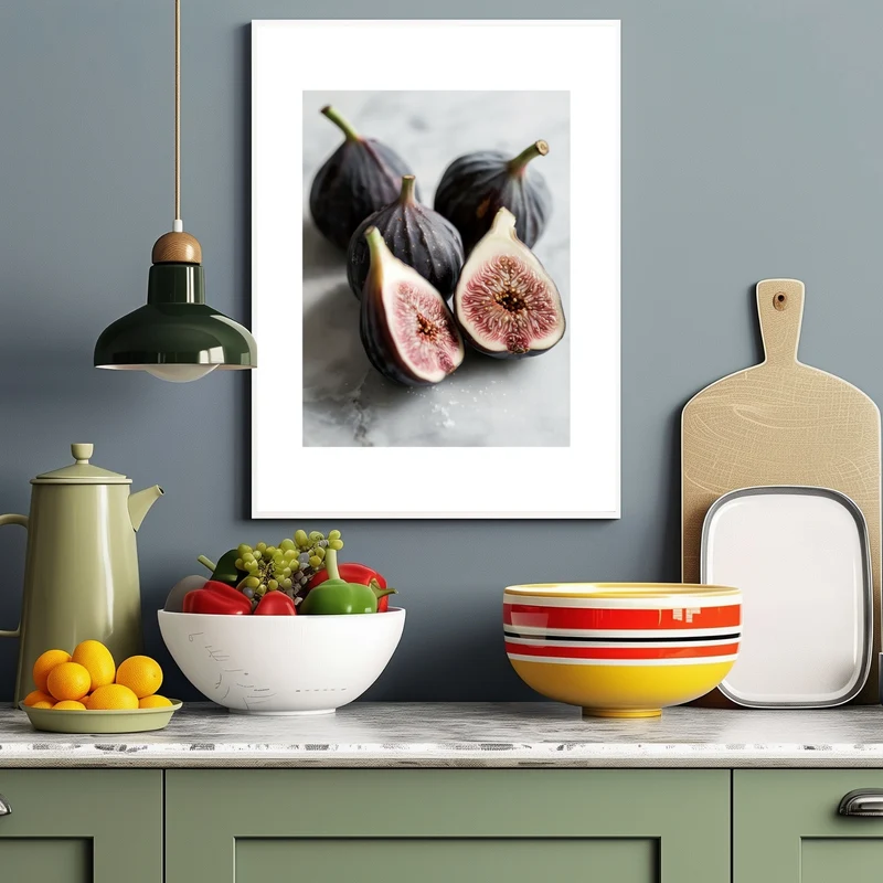 Frische Feigen Stillleben Poster