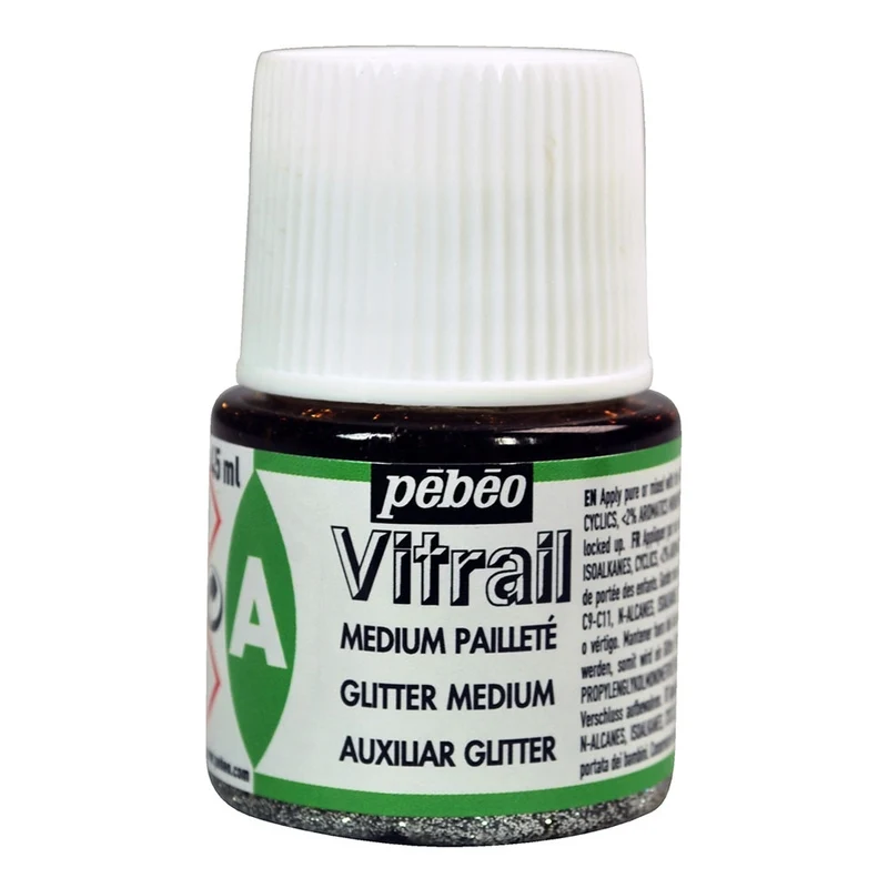 Pebeo - Vitrail - Glass & Tile Paint - Medium Glitter - Vitrail - 45ml