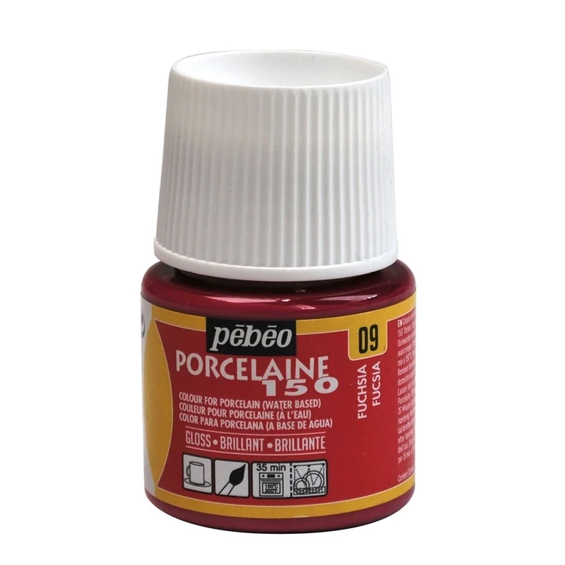Pebeo - Porcelaine 150 Gloss Paint - Fuchsia - 45ml