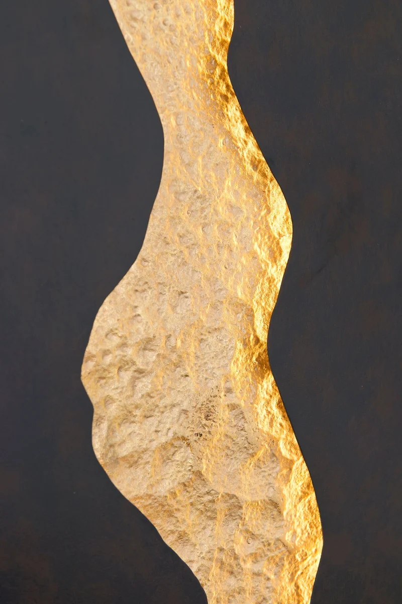 LED-Wandleuchte Lava dimmbar gehämmert Rund Ø 80cm