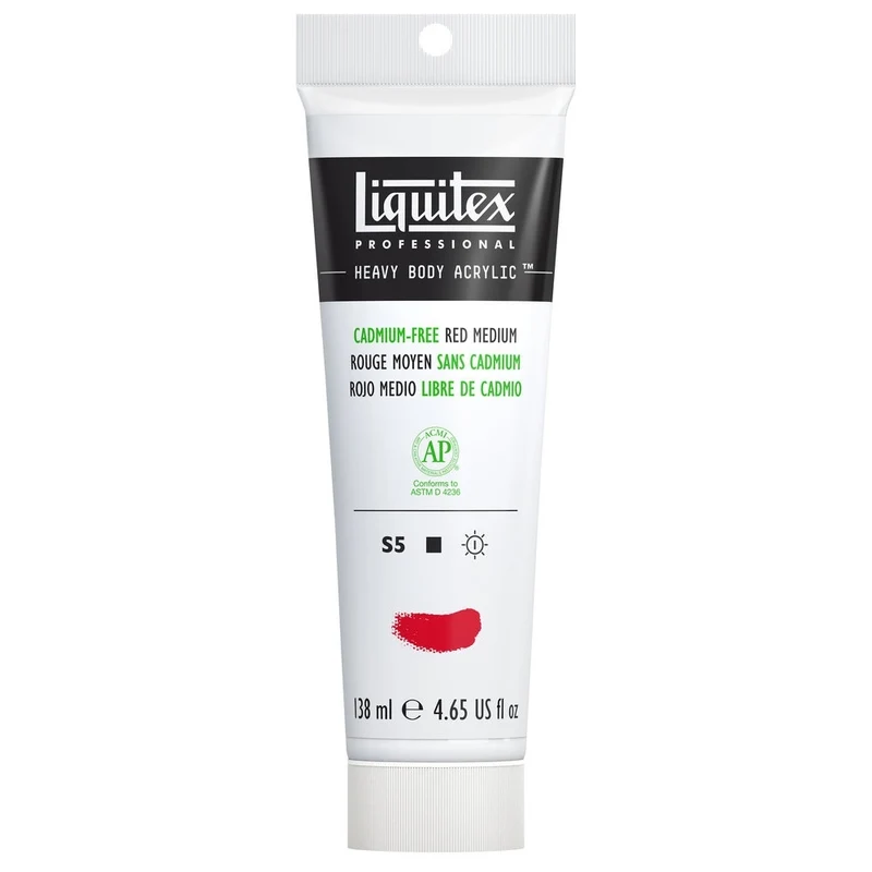 Liquitex - Heavy Body - 138ml Cad-Free Red Medium S5