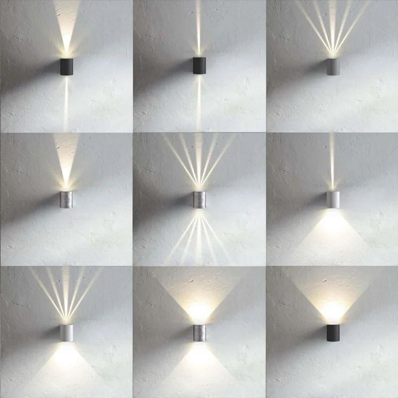 LED Außen-Wandleuchte Canto 2 IP44 Weiß
