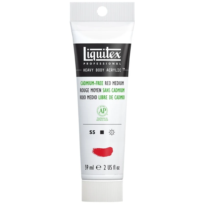 Liquitex - Heavy Body - 59ml Cadium Free Red Medium S5
