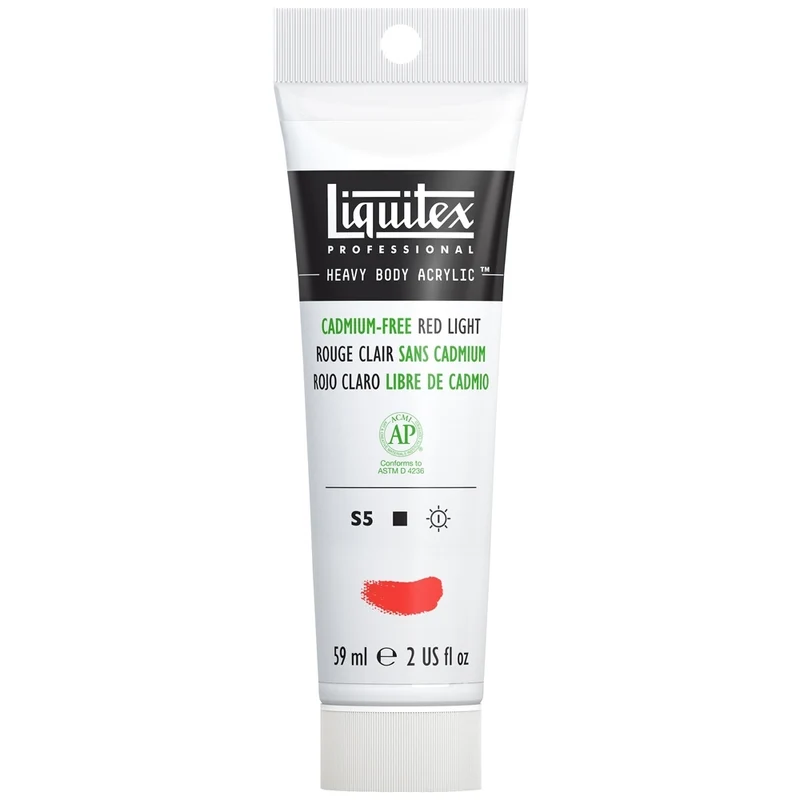 Liquitex - Heavy Body - 59ml Cadium Free Red Light S5