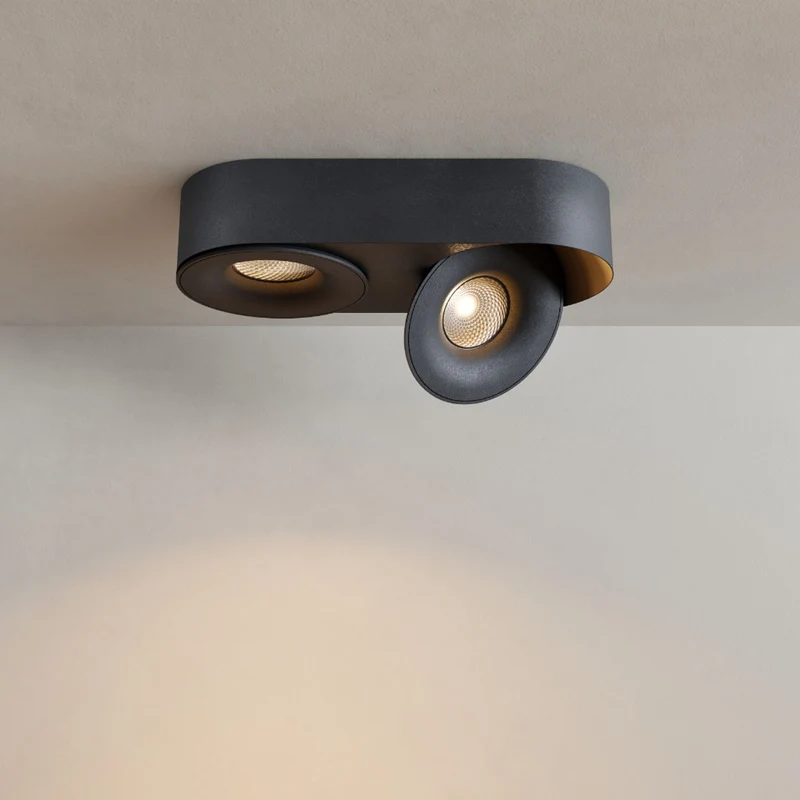 s.luce Santa Duo LED-Deckenleuchte schwenkbar 2-flammig