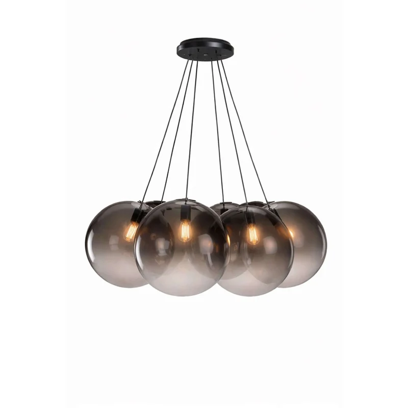 s.luce Orb Cluster Glas-Hängelampe 7-flammig 7x50cm