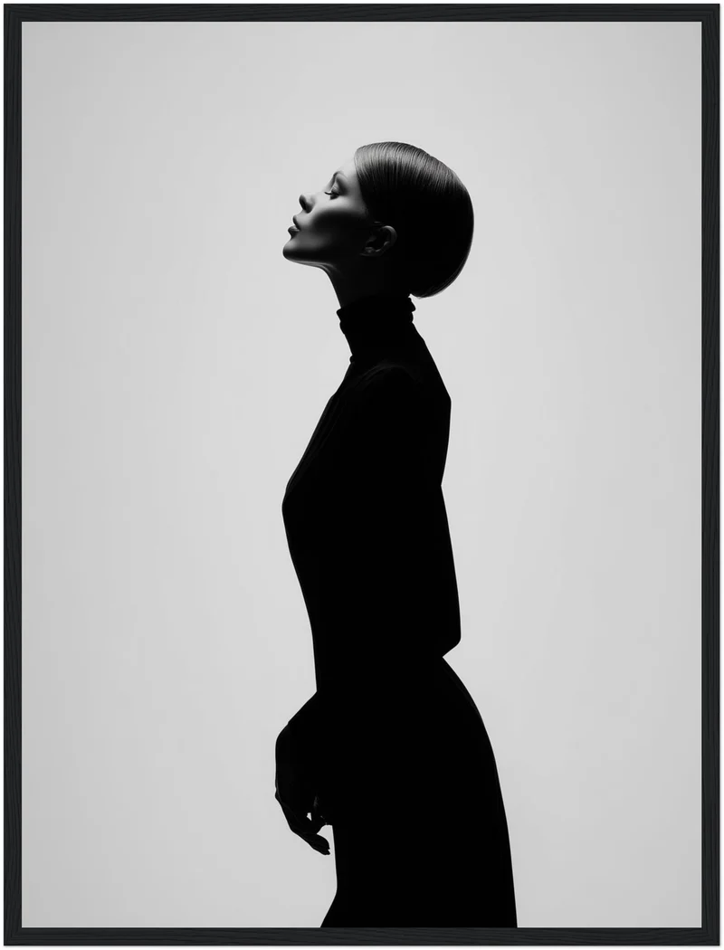 Elegante Silhouette Poster