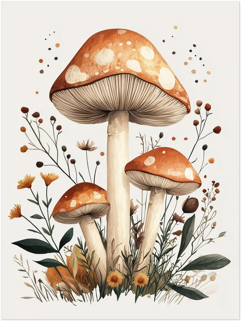 Herbstzauber im Wald Leinwand