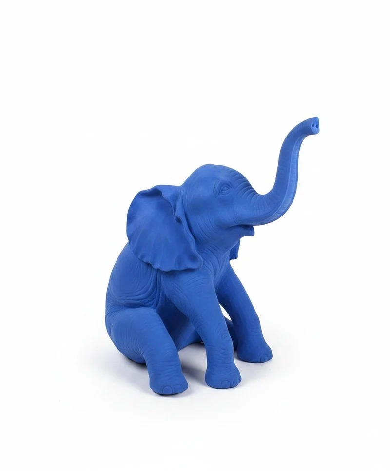 Casa Padrino Luxus Deko Skulptur Elefant H. 144 cm - Riesige Gartenskulptur - Lebensgroße Skulptur - XXL Deko Skulptur - XXL Deko Figur
