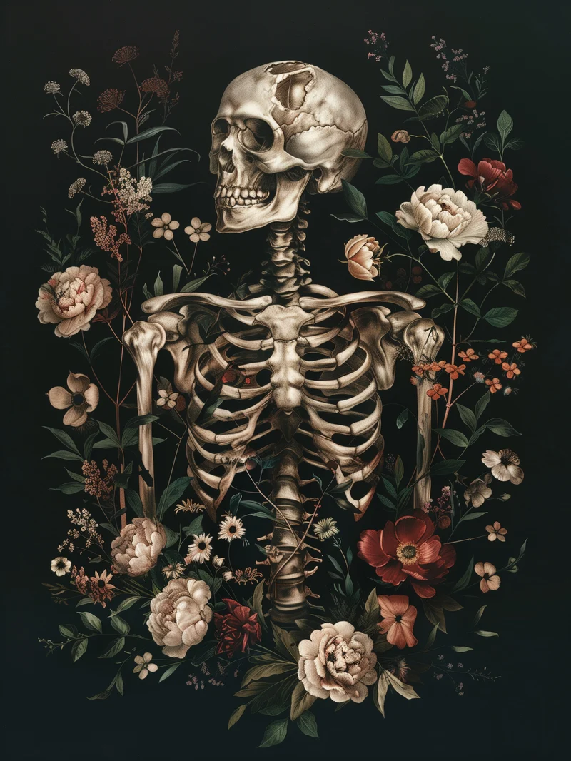 Vergängliche Blüten Poster