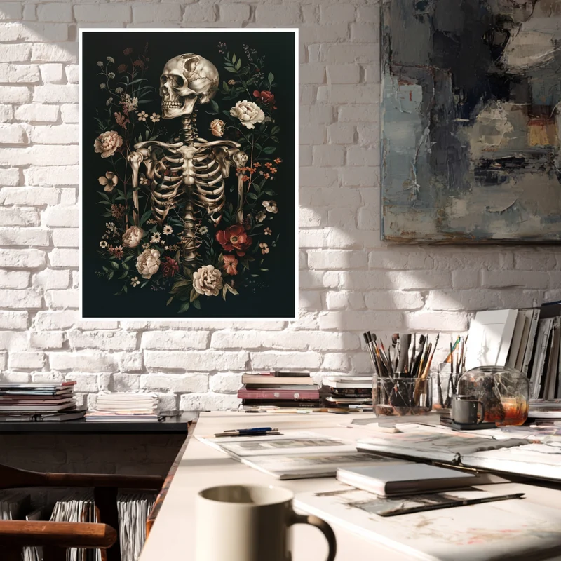 Vergängliche Blüten Poster