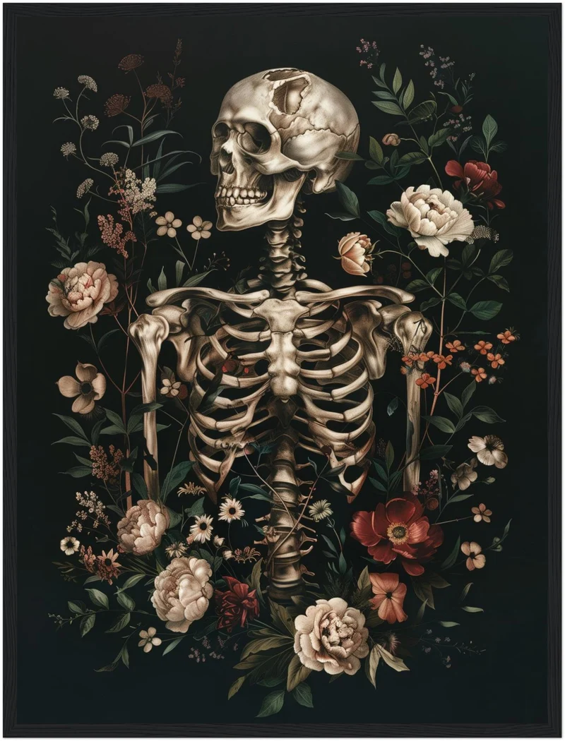 Vergängliche Blüten Poster