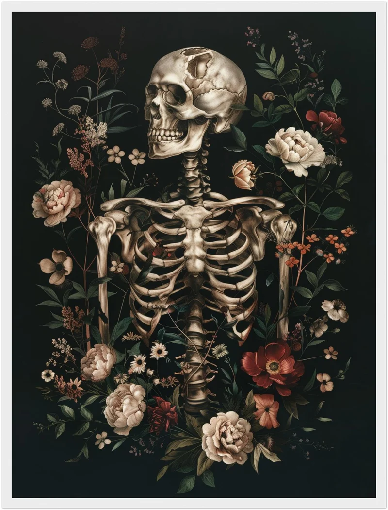 Vergängliche Blüten Poster