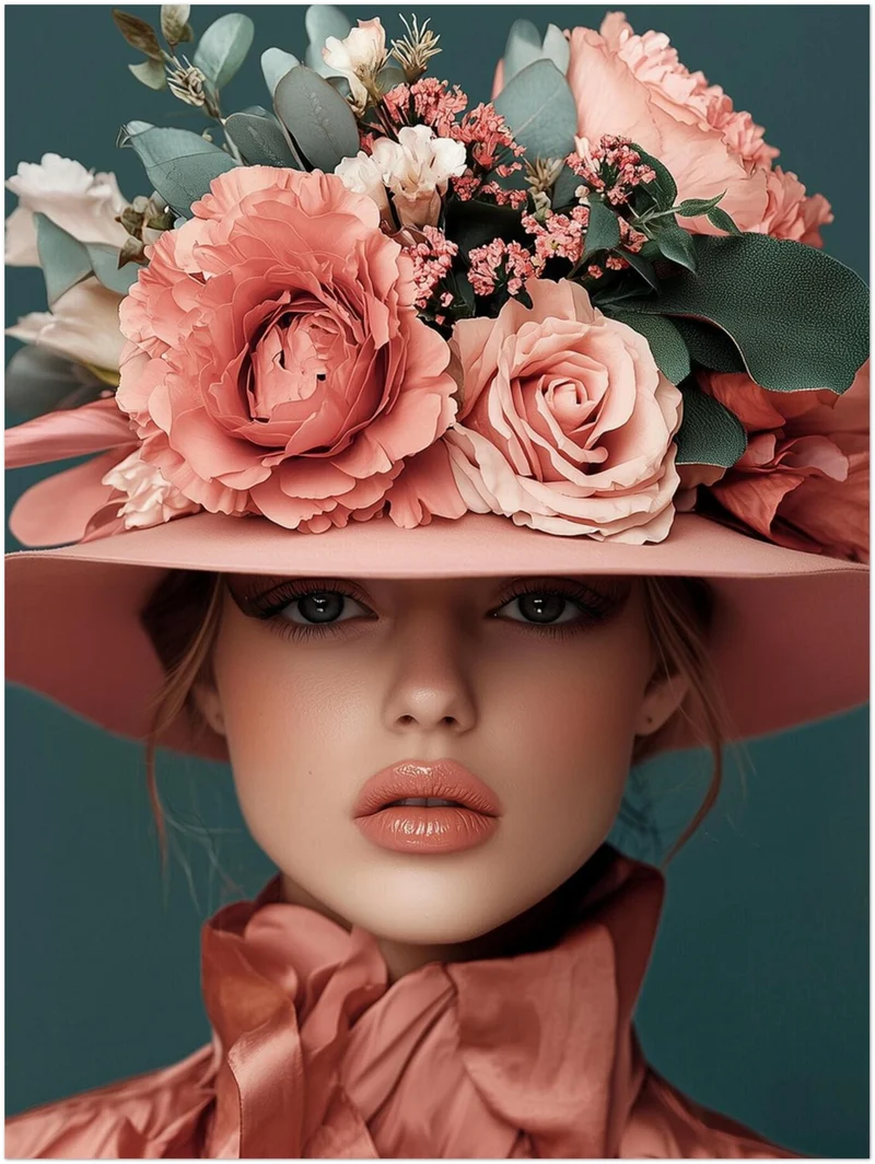 Blumen der Eleganz Leinwand
