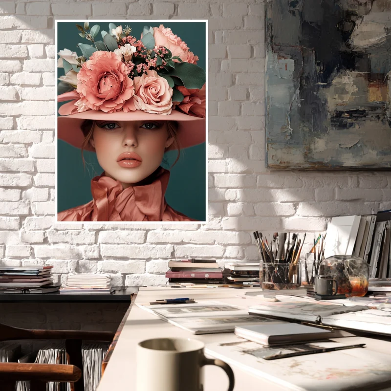 Blumen der Eleganz Poster