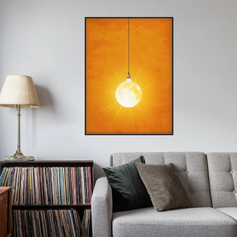 Leuchtende Illusion Poster