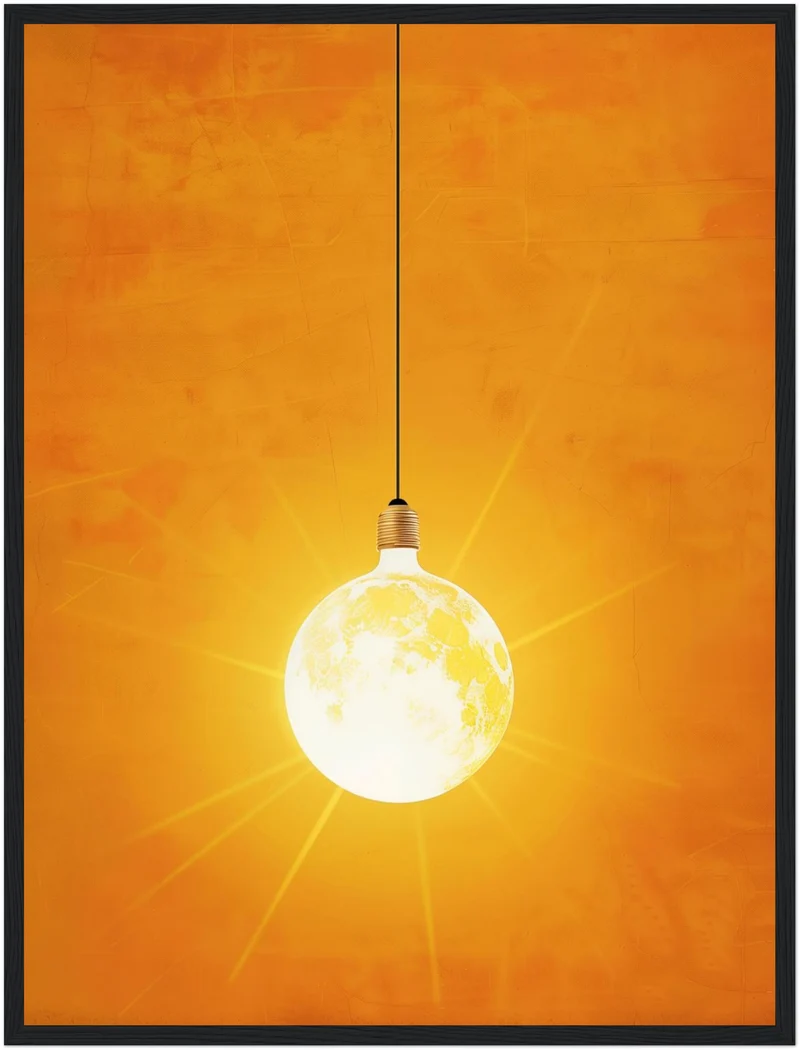 Leuchtende Illusion Poster