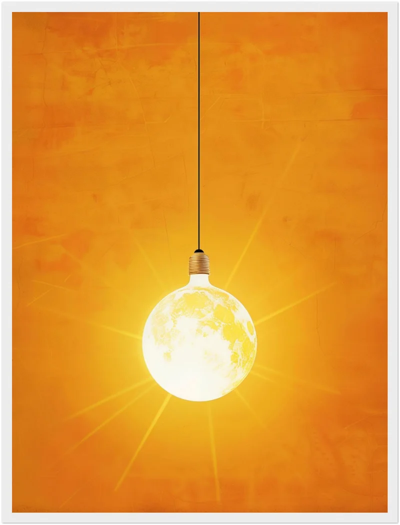 Leuchtende Illusion Poster
