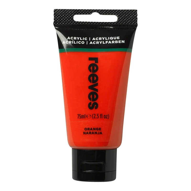 Reeves - Orange - Fine Acrylic - 75ml