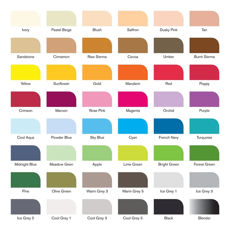 Winsor & Newton - ProMarker Essential Collection 48 Set