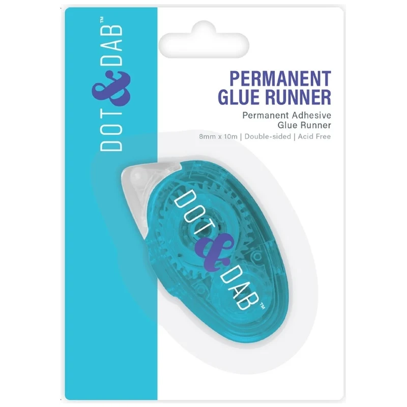 Dot & Dab - Permanent Adhesive Roller 8mm x 10m