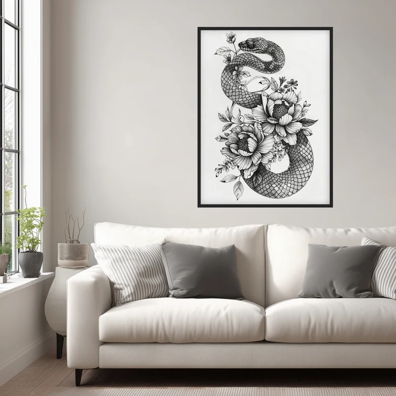 Verflochtene Natur Poster