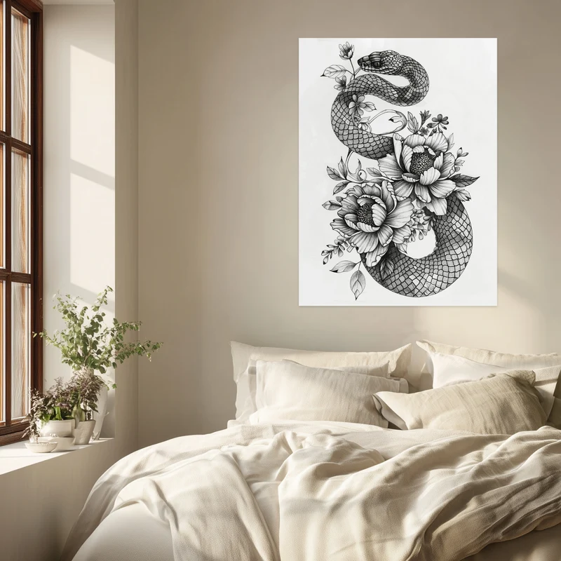Verflochtene Natur Poster