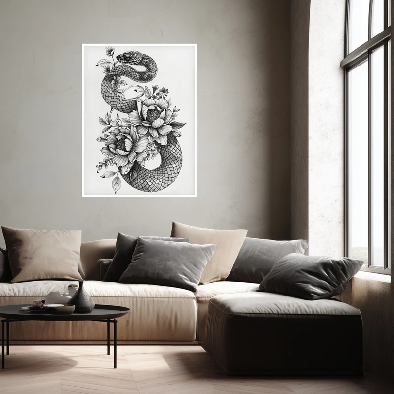 Verflochtene Natur Poster