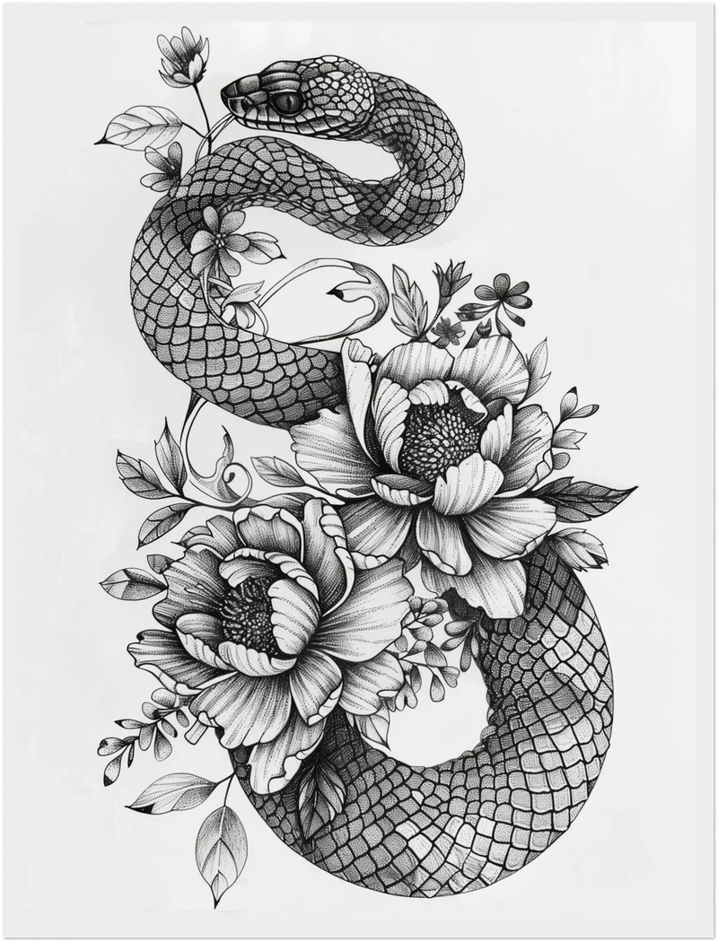 Verflochtene Natur Poster