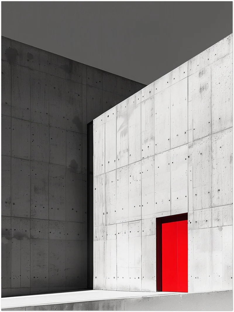 Kontrast der Moderne Poster