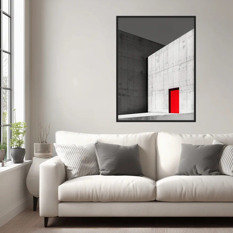 Kontrast der Moderne Poster