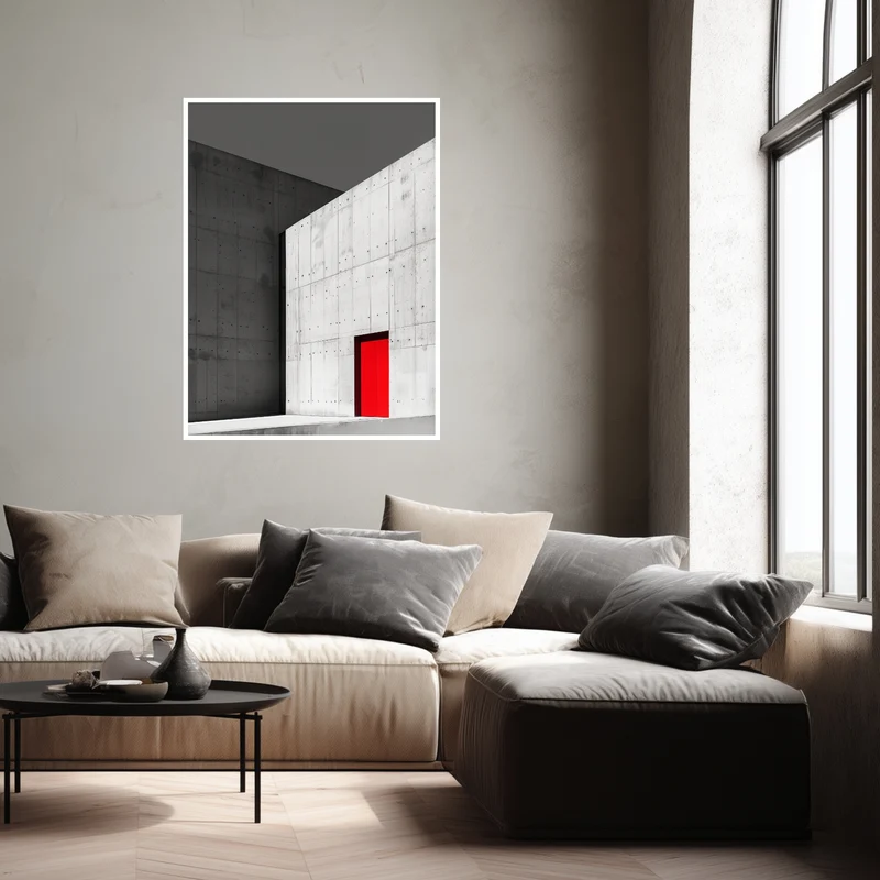 Kontrast der Moderne Poster