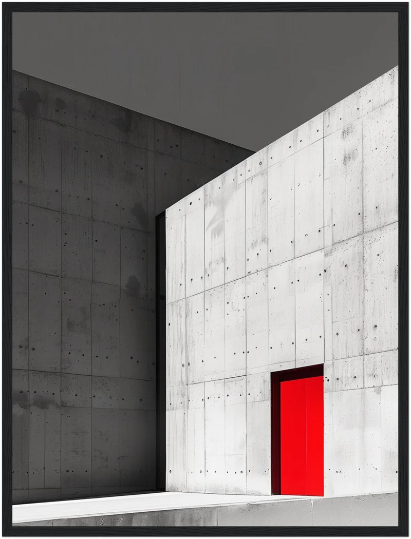Kontrast der Moderne Poster