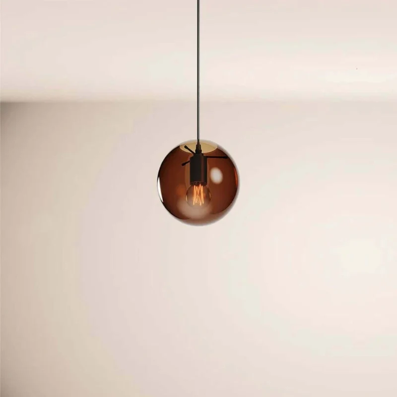 s.luce Orb Cluster Glas-Pendelleuchte 13-flammig 13x20cm