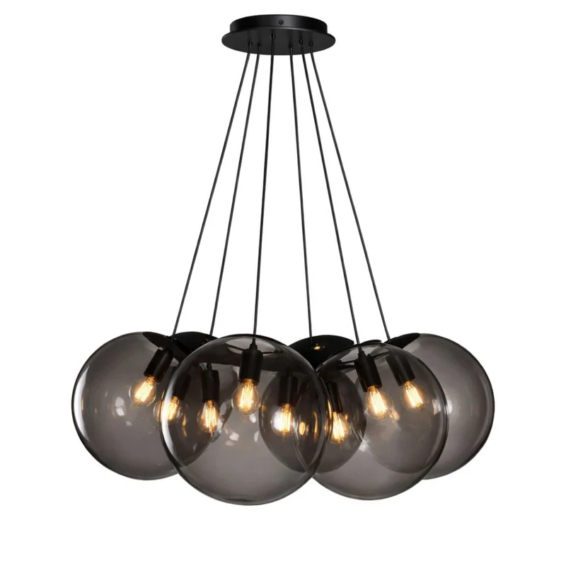 s.luce Orb Cluster Mehrfach-Pendelleuchte 7-flammig 7x20cm
